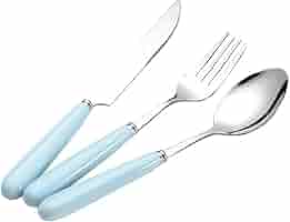 シルバー シルバープレート ナイフ スプーン フォーク 各3本の9本セット Amazon｜カトラリーセット 銀食器セット 3 本ナイフフォーク