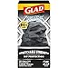 Glad Large Drawstring Trash Bags  ForceFlexPlus 30 Gallon Black Trash Bag - 25 Count