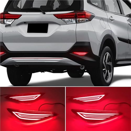 Réflecteur de pare-chocs arrière 3 fonctions pour Toyota Rush 2018-2020