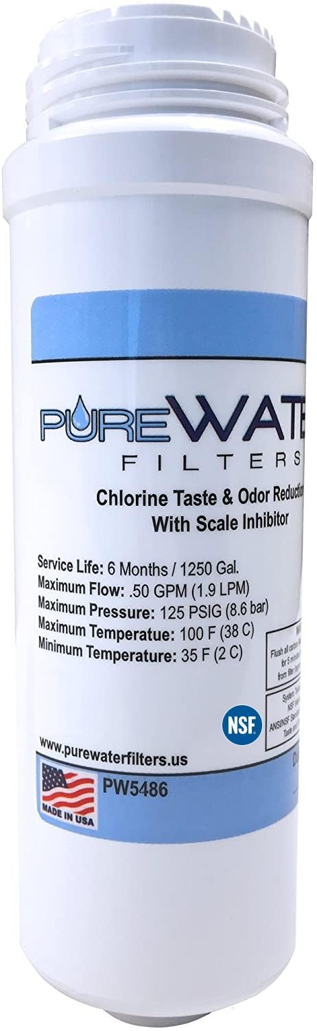 PureWater Replacement Water Filter Cartridge for Keurig B150/K150 B155/K155 K2500 K3000 B3000SE K3500 K4000