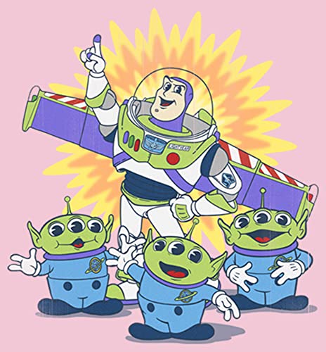 Girl's Toy Story Buzz Lightyear and Aliens T-Shirt2