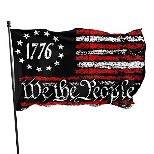 We The People 1776 Vintage USA Flag Banner Flags Garden Flag Home House Flags Parade Flag Outdoor Flag USA Flag 3x5 Ft