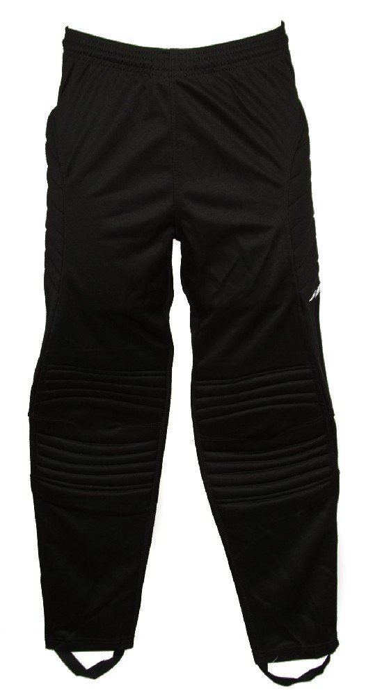 GIMER Pantalones Largos de Portero con Refuerzo artículo 3/090 Pantalone Lungo Portiere, 04 Nero, S