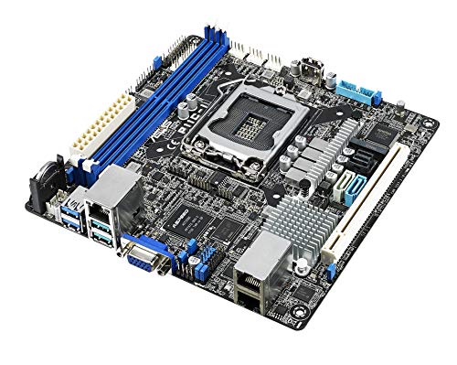 Image of ASUS LGA1151 DDR4 EEC /Non-ECC UDIMM Mini-SAS HD M.2 C242 Server Workstation Mini ITX Motherboard Motherboards P11C-I