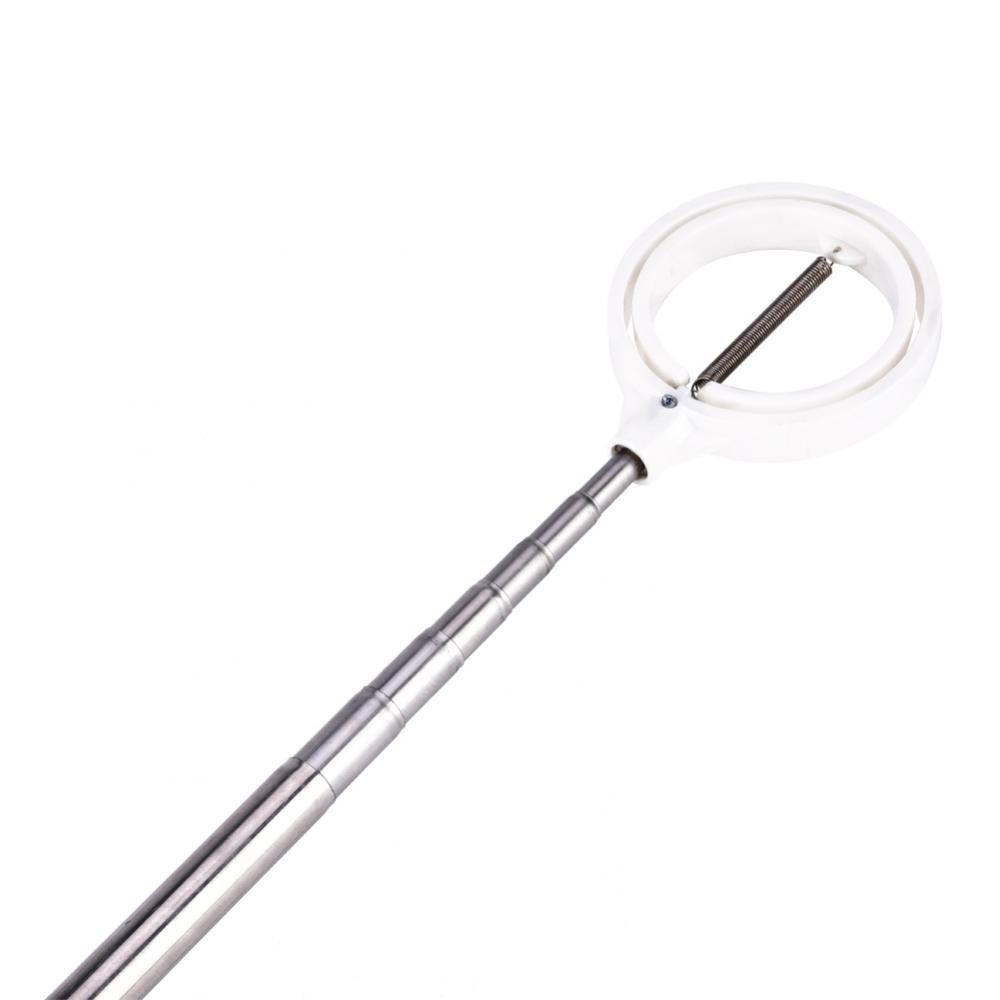 Golfball-Retriever, Teleskop-Golf-Pick-up Praktisches Golf-Picker-Ball-Pick-up-Werkzeug Geräte-Retriever-Schaufel Leicht und stark(Weiß)