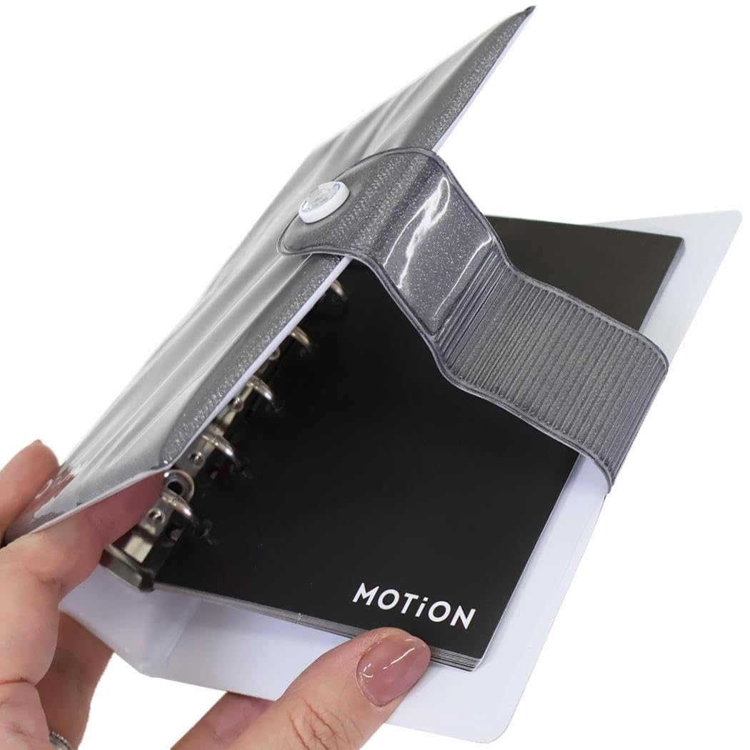 Kamio Japan 228243 Seal Binder Book, MOTION Black : Amazon.sg