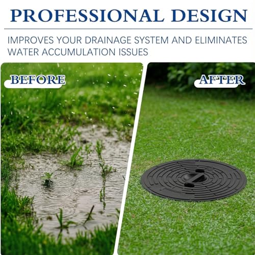 Image of 13 x 10.2 x 15 Inch Medium Perforated Sump Pump Basin and Lid Combo, Heavy-Duty Plastic Sump Pump Pit for Kitchen Sinks, Crawl Space, Sewage Pump Wells Residential Drainage Systems