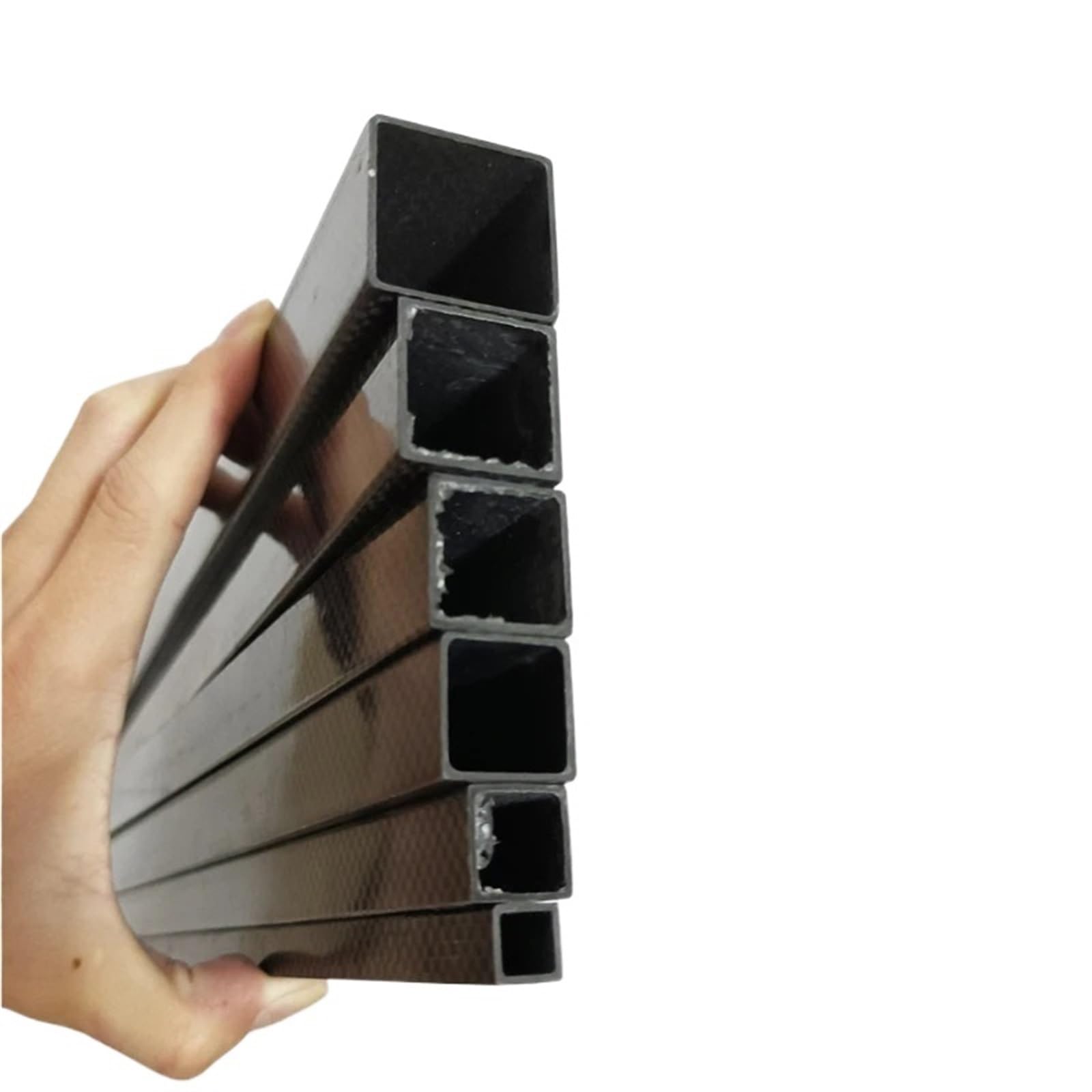 High Strength 3K Full Carbon Fiber Square Tube OD 8mm 10 12mm 15 18mm 20 22 24mm 25 26mm 28mm Twill Matte Surface Length 500mm 3K Carbon Fiber Square(1PC 26X26X22MM 500MM)