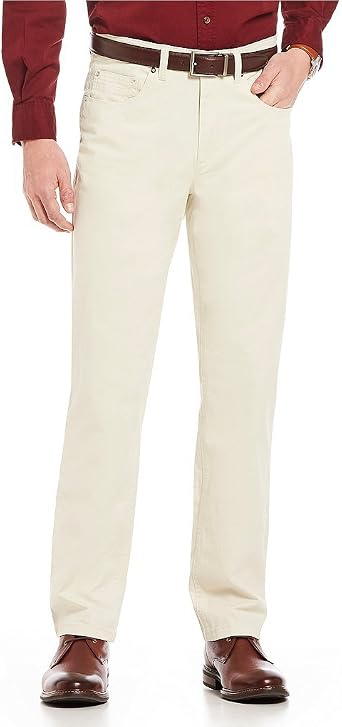 Casual Stretch Flat Front Pants 