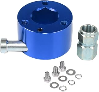 BUGUUYO Extractor de Volante Base de Liberación Rápida Eje 3/4 Color Azul Alta Durabilidad Fácil de Usar Mejora del Auto de