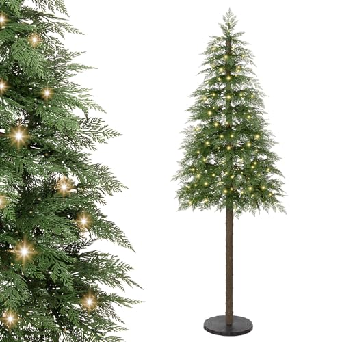 Decoway 6FT Artificial Christmas Tree with 250 Warm White Led
