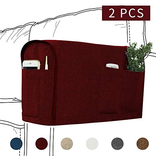 Guken Linen Fabric Chair Covers for Living Room Sofa Armchair Covers Anti-Slip Armrest