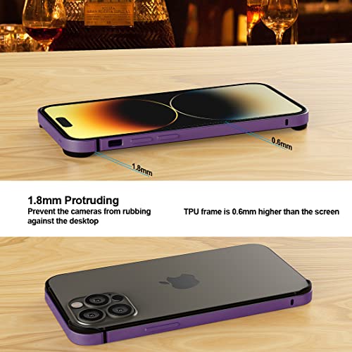 Coque iPhone 14 Pro Max métal antichoc premium fine