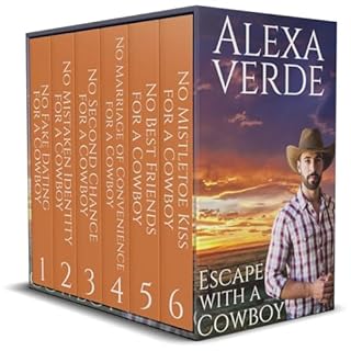 Escape With a Cowboy Audiolibro Por Alexa Verde arte de portada