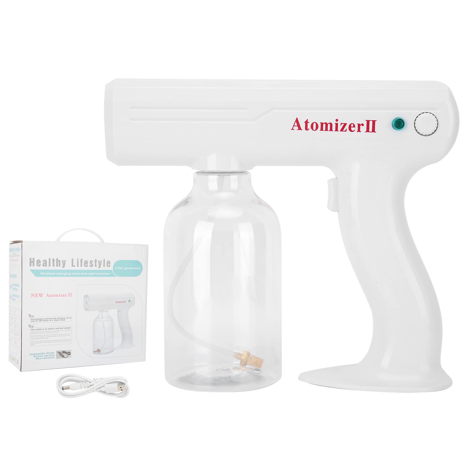 Yinuoday 800ml Handheld Atomizer Charging Water Sprayer for Home Office School Garden2 Spray M pulvérisateur Spray M Pulvérisateur à brumisateur Pulvérisateur à Pulvérisateur à brouillard Atomizer