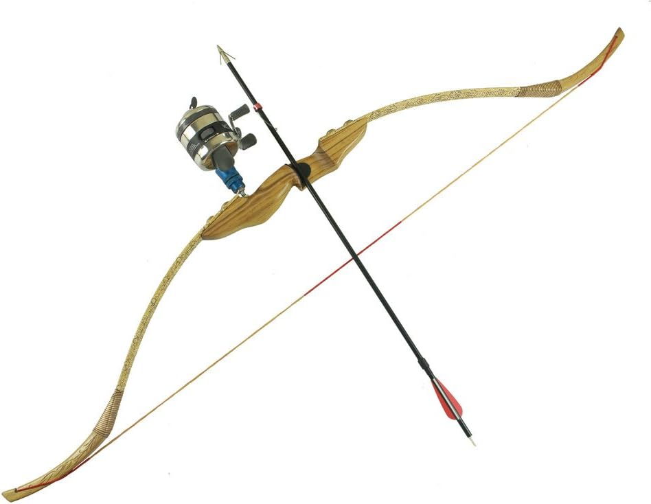 Bowfishing Recurve Bow Archery Set (Bow+ Reel + Arrow) 40~50 Lbs
