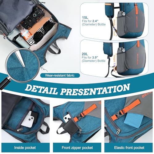 BECOJADDE Foldable Hiking Backpack