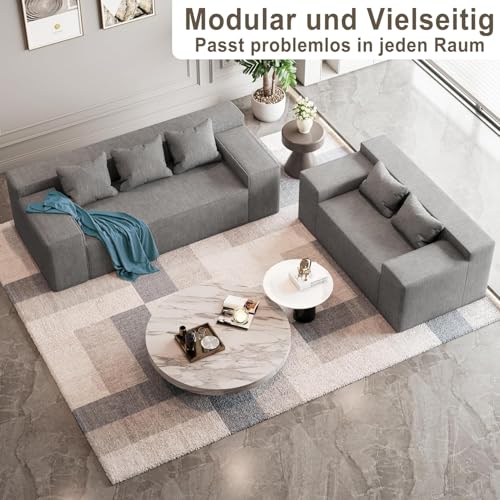 Modular 3-Seater Sofa for Flexible Living Spaces - Image 4