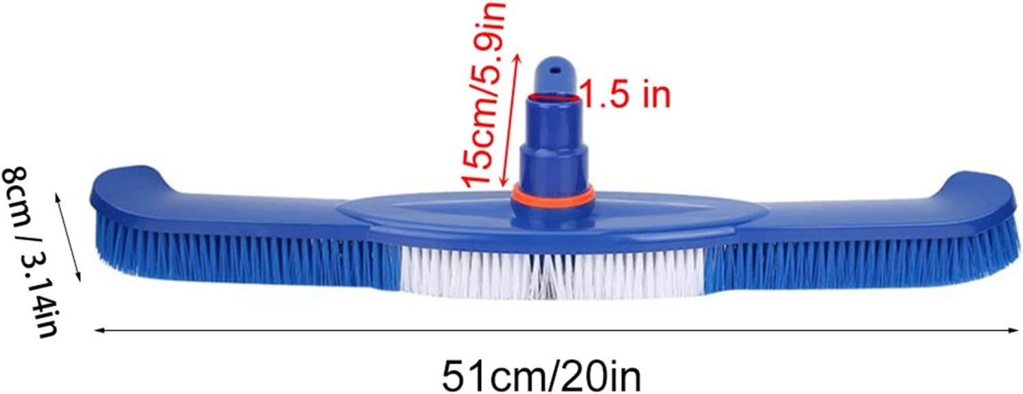 Pool Brushes Durable 20inch Swimming Pool Cleaning Brush Head Pond Wall Floor Broom Cleaner Tool Surfaces