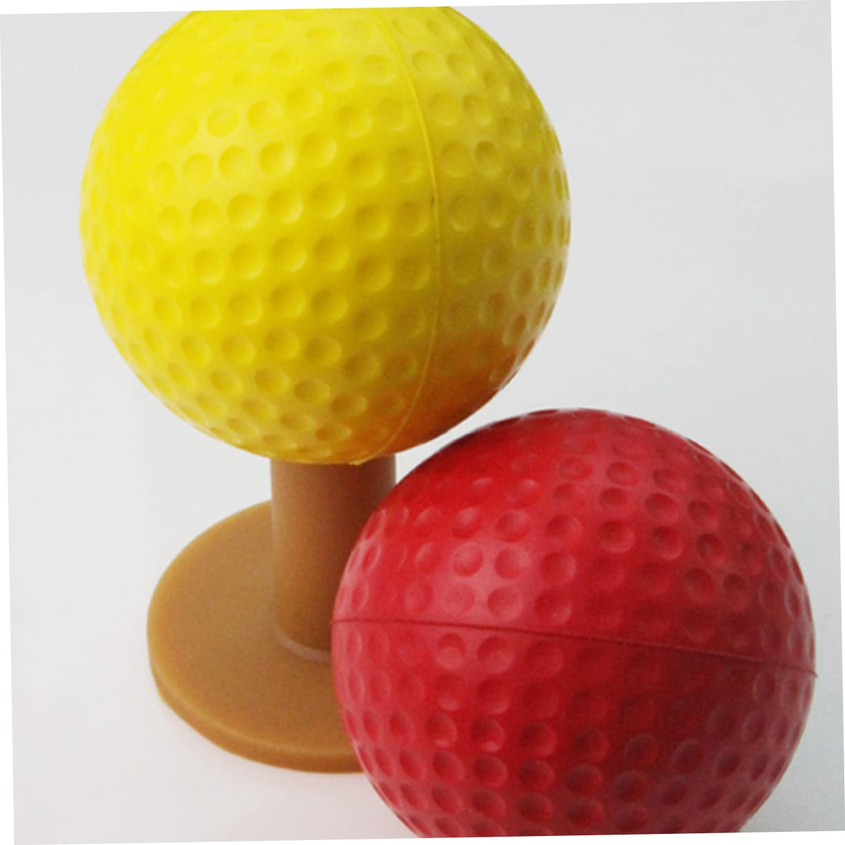 DECOMELODY 22pcs Non-Porous Training Red Indoor Practice for Safe Swing Training Lightweight Flexible Design for Boys and Girls and Adults for Indoor Golf Practice