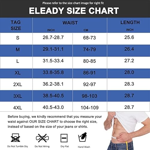Mens Compression Shirt Workout Tank Tops Slimming Body Shaper Vest Abs Abdomen Undershirts (White, Large) #TOP5