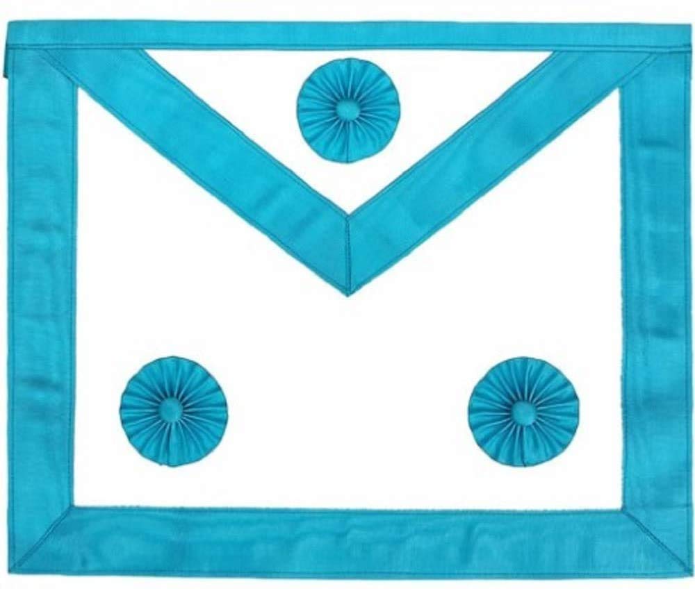 Tablier Bleu ciel Master Mason en peau d'agneau taille unique 1 couleur