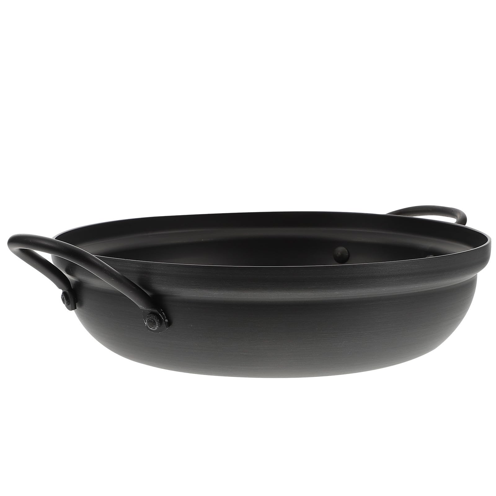 Marmite à soupe en acier inoxydable noir style coréen pour viande mijotée