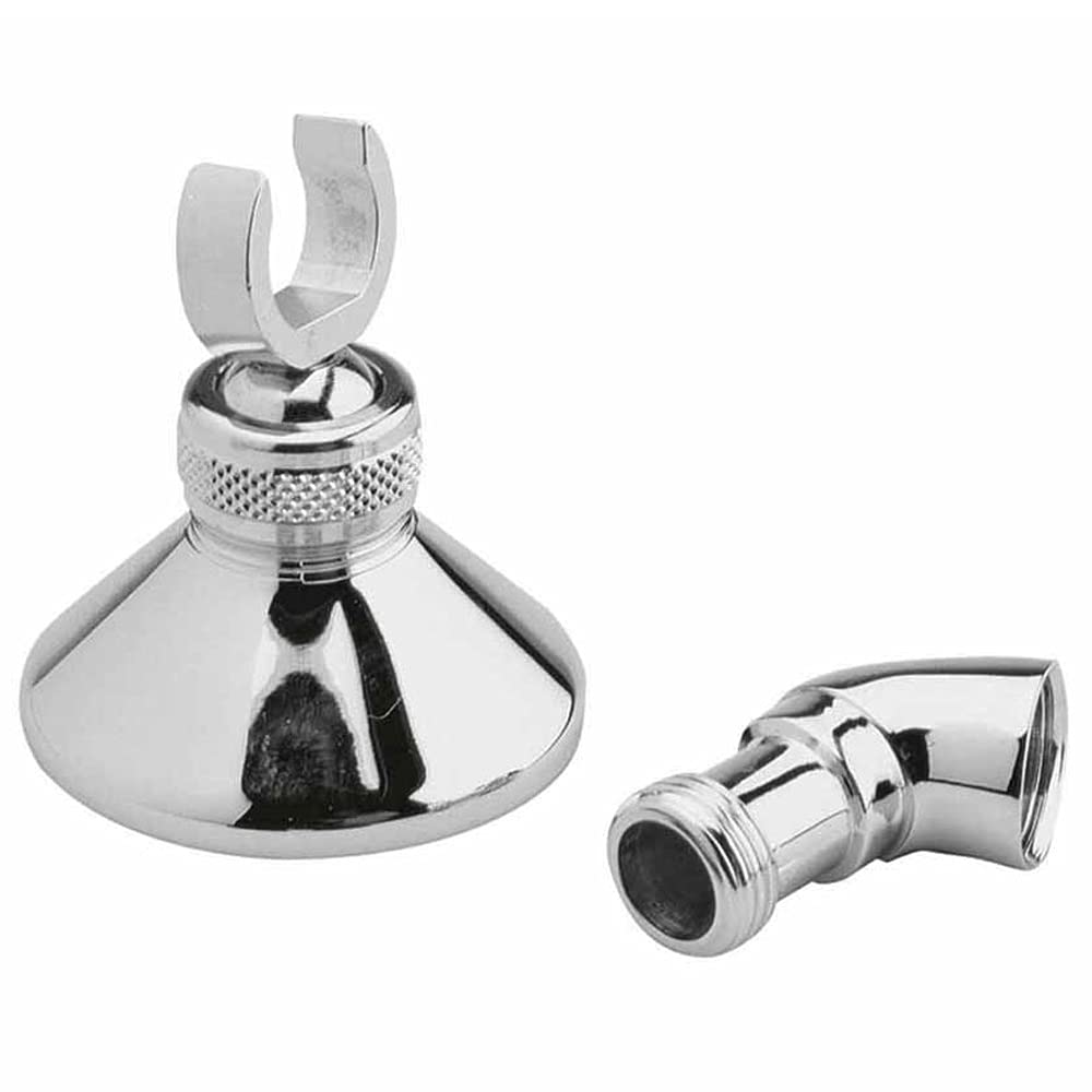 Nuie A310a Wall Bracket & Elbow Silver 5055146100607