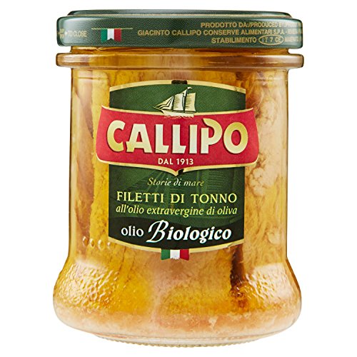 Callipo Filetti di Tonno in Olio Extravergine d'Oliva Bio, 175g