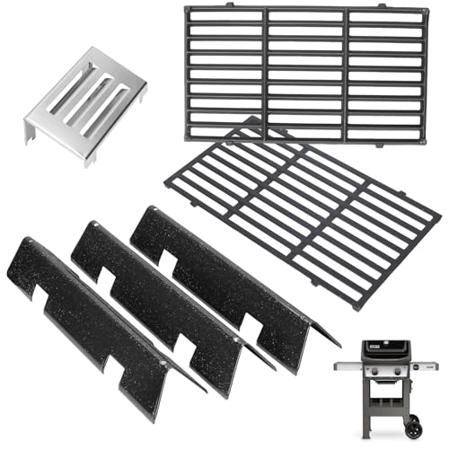 Spirit II Grill Parts for Weber GS4 Spirit II 200 SER Parts Replacement for Weber Spirit 2 Accessories Webber Flavorizer Bars/Burner Covers 7635 3400301 67045 67060 Heat Deflector & 7849 7637 Grates