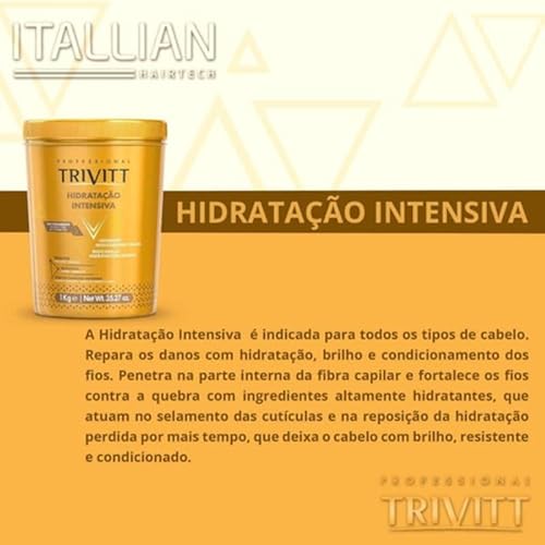 Máscara Hidratação Intensiva Trivitt Nº3 1kg