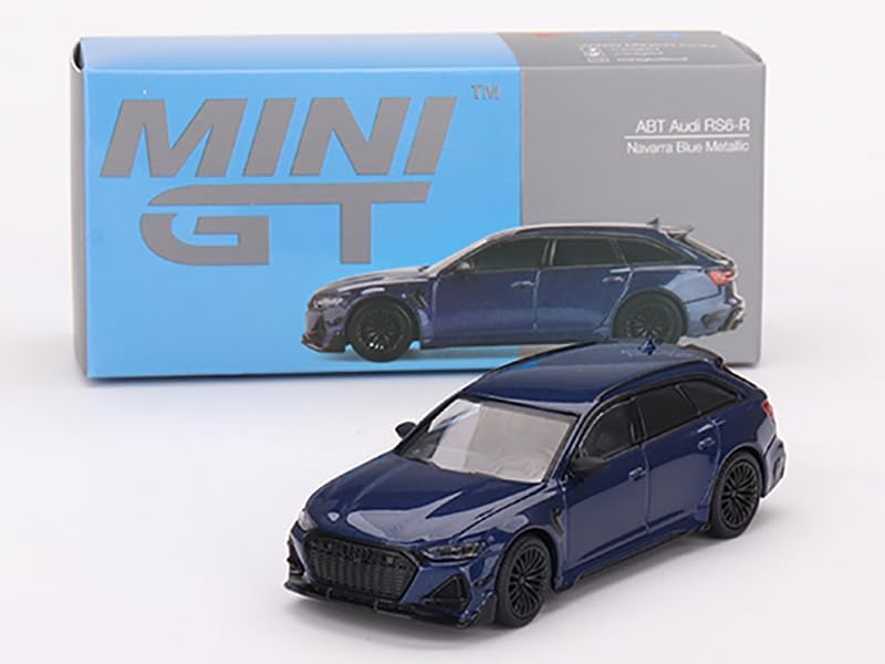 RS6-R ABT Navarra Blue Metallic Limited Edition a 3240 piezas en todo el mundo 164 modelo de coche fundido a presión por True Scale Miniatures