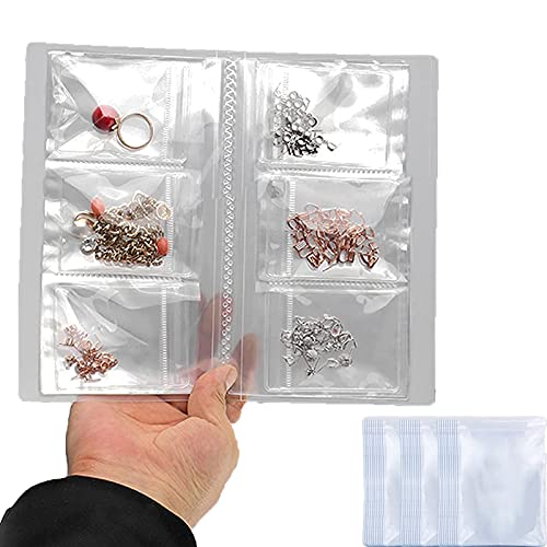 Transparent Jewelry Storage Book Organizer Cover