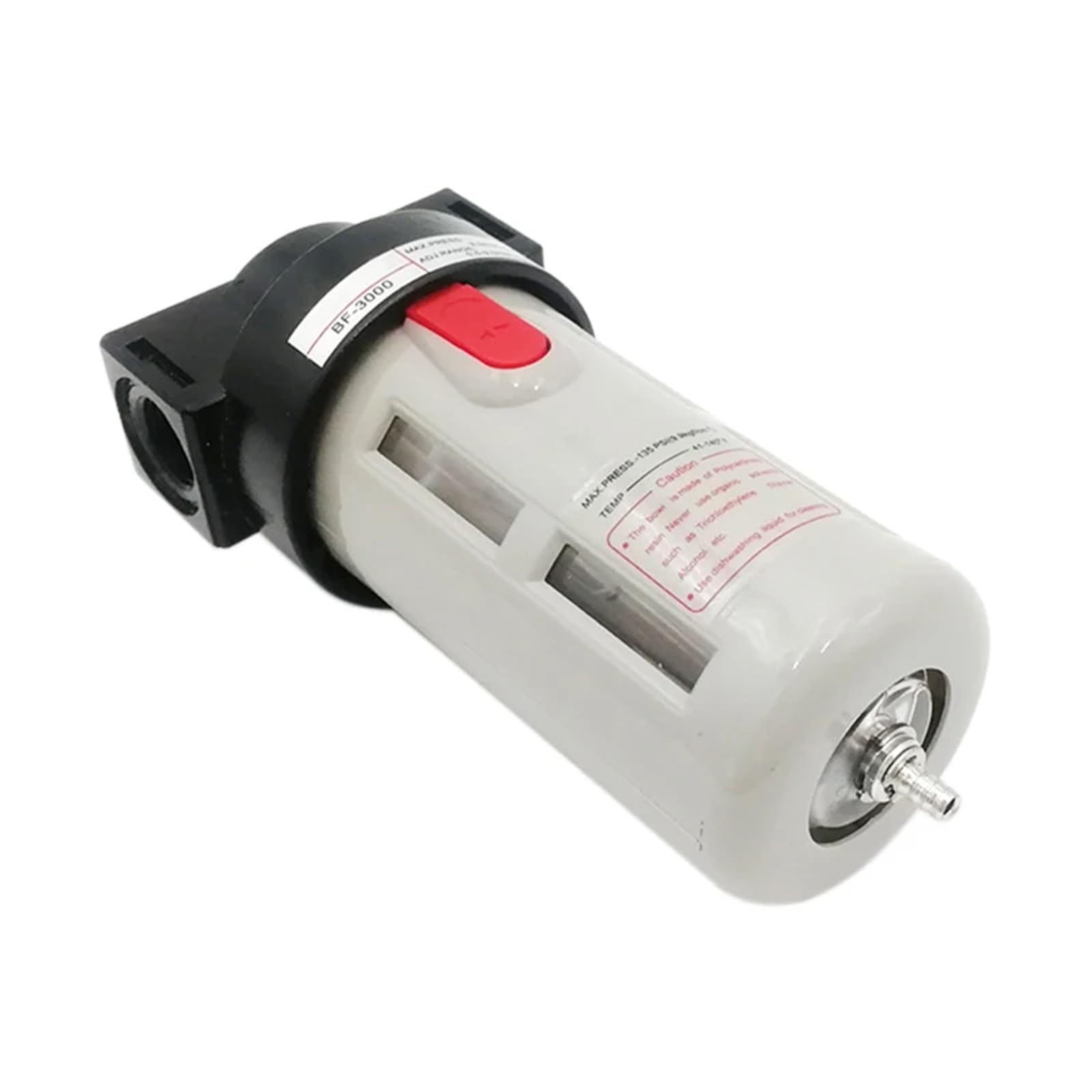 1 pz BF2000 BF3000 BF4000 1/4 "3/8" 1/2 ''Trattamento Sorgente Aria Compressore Pneumatico Filtro Separatore Olio(Bf3000)