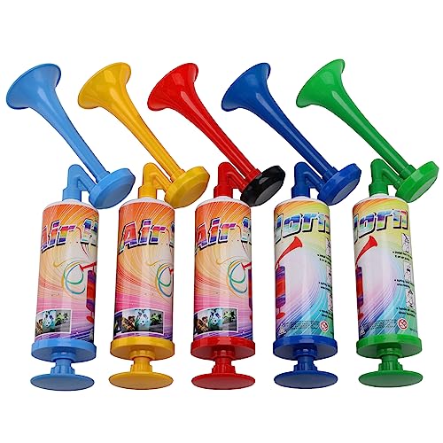 FARBIN 5Pcs Mini Air Horn Handpumpen Kinder Geräuschmacher Spielzeug Geschenk, rumoroso Generatore di Rumore non tossico per Feste per Bambini, Mano-Air Horn per Eventi Sportivi Competizione e Parti