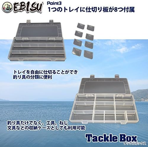 Amazon Co Jp 軽量 タックルボックス 4段式 フィッシングボックス ランガン ルアーケース ツールボックス 釣り具 収納box ハード ボックス 整理 トレイ 仕切り板付属 工具 文具 ねじ 釘 分類 整理 ブラックバス アジング ロックフィッシュ ジギング エギング メタルエギ