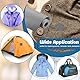 Selbstklebender Textilkleber für Stoffe, 10cm*2m Nylon Reparaturflicken, Wasserdicht Flicken Patches, Reparaturset für Daunenjacken, Nylon Reparaturset für Zelt Raincoats Kleidung (Grau)