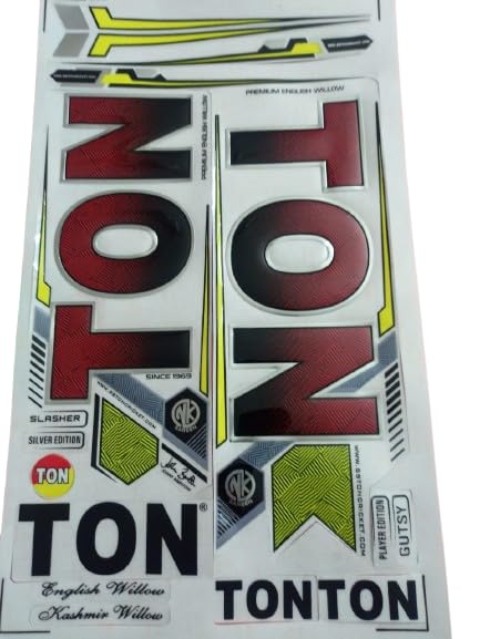 Sportsworld Embossed Laminated Glossy High Shine Cricket Bat Sticker 3D Jonny Bairstow - Pack of 1