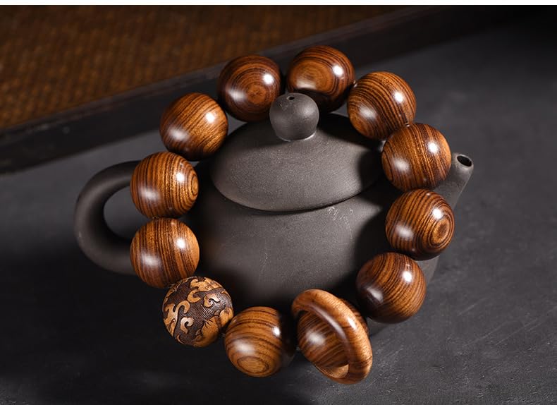 Image of Prayer Bead bracelet Mala Beaded Bracelets for Men Women 12 /15MM