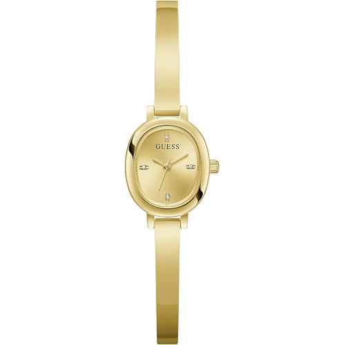 GUESS Gold-Tone Oval Analog Watch