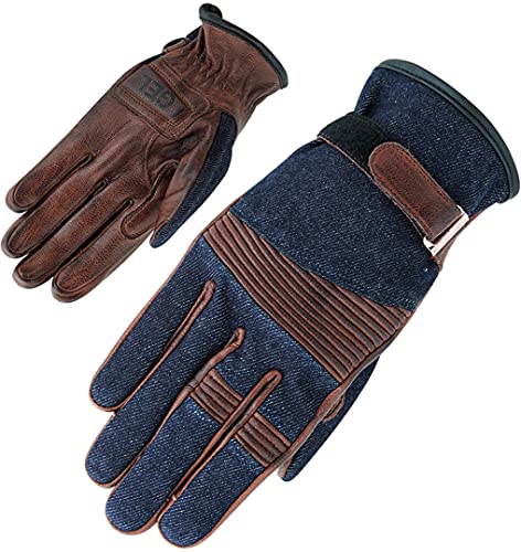 Orina Miami Motorradhandschuhe, braun/blau, 7