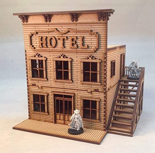 Hotel Brothel Mdf 28Mm Laser Cut Kit Tombstone Desperado Legends Of The Old West Fast Shipping #TOP4