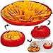 AWOOF Alfombrilla Olfativa Perros Snuffle Mat, Juguetes para Perros Alfombrilla de Entrenamiento para Perros, Alimentación de Mascotas Juguetes Interactivos para Perros Olfativos(Amarillo)…