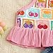 Afunbaby Baby Girl Summer Clothes Solid Heart Ruffle Tank Tops Dress Shorts 2Pcs Princess Fashion Toddler Outfit Sets (Pink, 6-12 Months)
