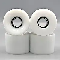 Rodas Longboard com rolamentos e espaçadores ABEC-9 78A, rodas de cruzador macias para skates, rodas de skate PU (pacote com 4)