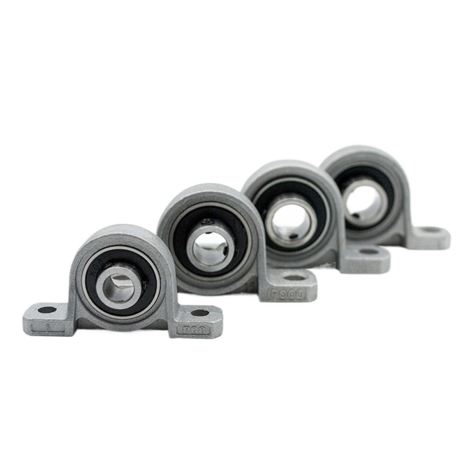 Lot de 10/2 roulements à Billes en Alliage de Zinc de diamètre 8 mm, 10 mm, 12 mm, 17 mm, alésage, Support monté sur Bloc d'oreiller KP08 KP000 KP001 kp003 kp005(KFL08 8mm,10Pcs)