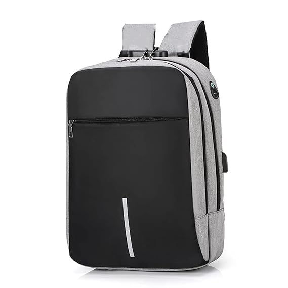 TRUE HUMAN Anti-Theft and USB charging port backpack with combination lock Laptop bag