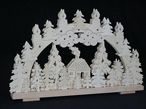 Lit électrique de voûte en bois sculpté Rudolphs Schatzkiste haut de gamme