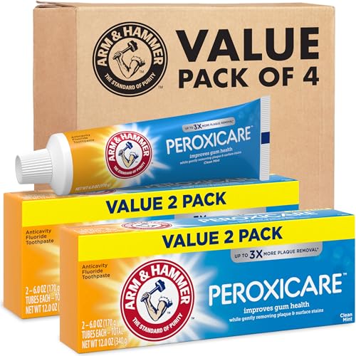$5.01 coupon - Arm & Hammer Peroxicare Mint Toothpaste, 6oz, 4 tubes