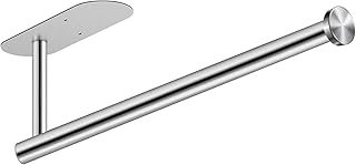 Torytoe Hushållspappershållare utan borrning, hållare hushållspappersrullehållare självhäftande praktisk rullhållare under...